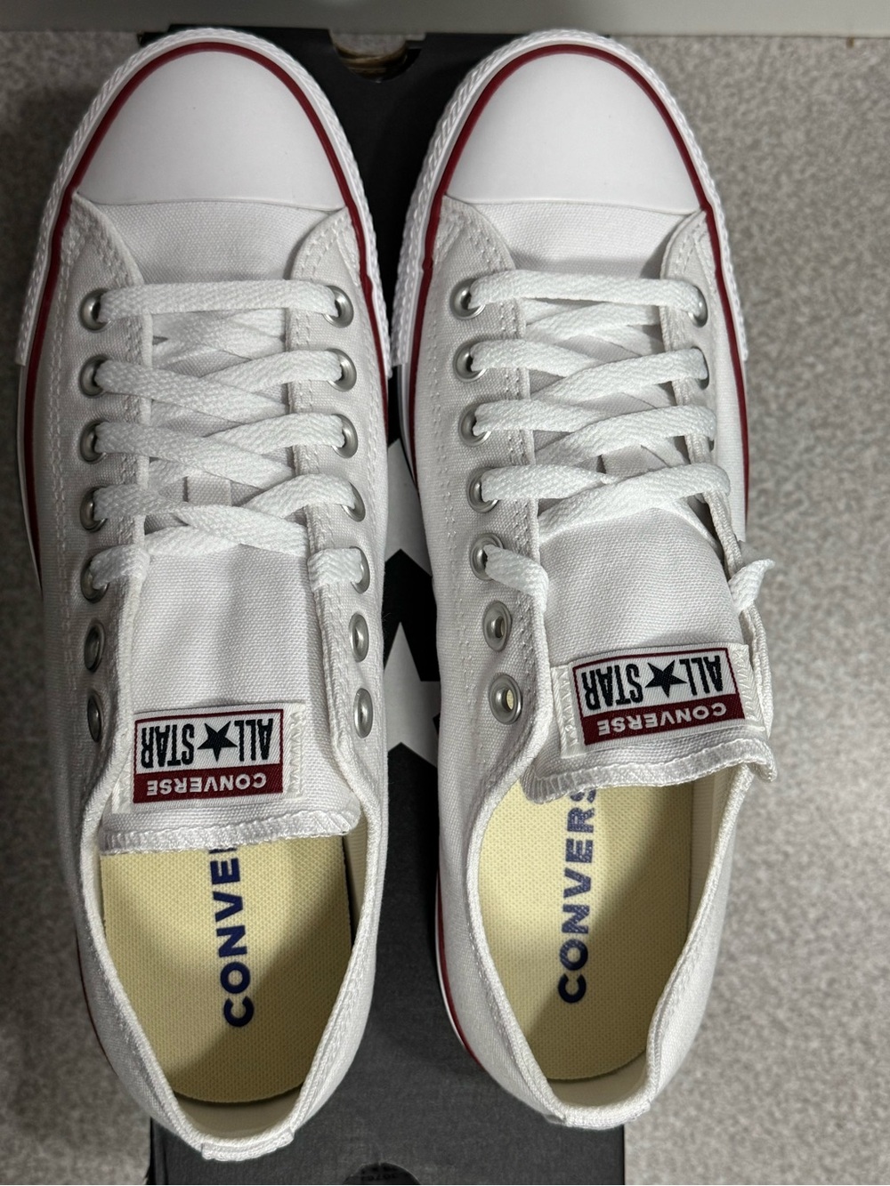 Converse Chuck Taylor All Star Ox Optic White Size 8.5 Men/ 10.5 Women - Picture 6 of 11